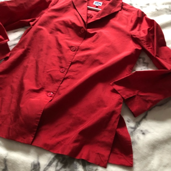 Tabi Red Silk lounge jacket - Picture 8 of 10